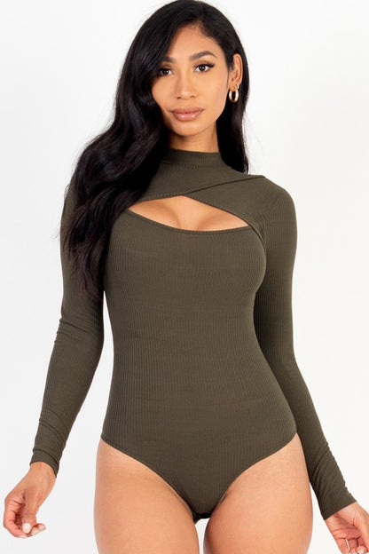 Arden Cutout Ribbed Bodysuit