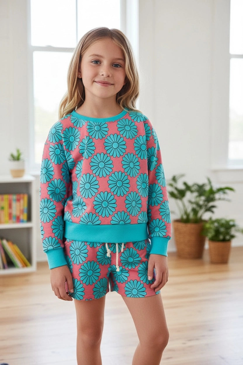 Girls Concho Short Set
