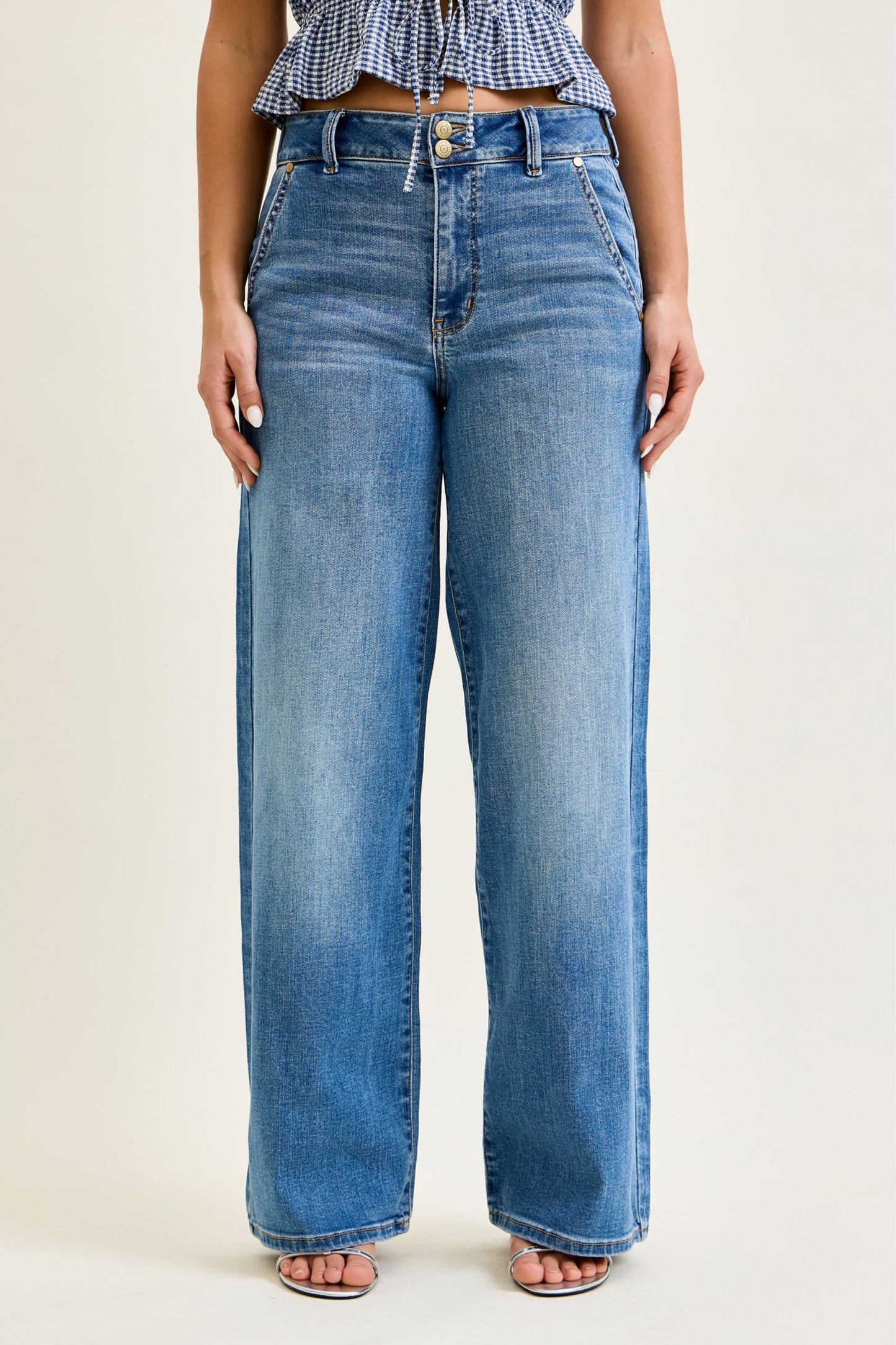 Judy Blue Bobbie Wide Leg Trousers