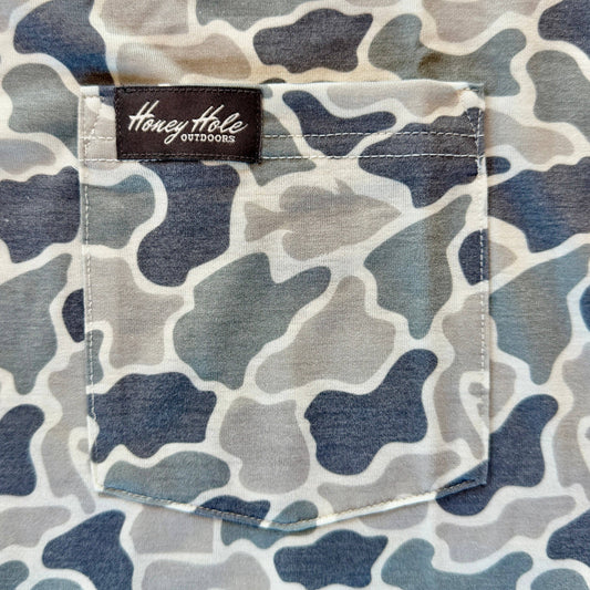 Mens Honey Hole Performance Hideaway Camo Hoodie