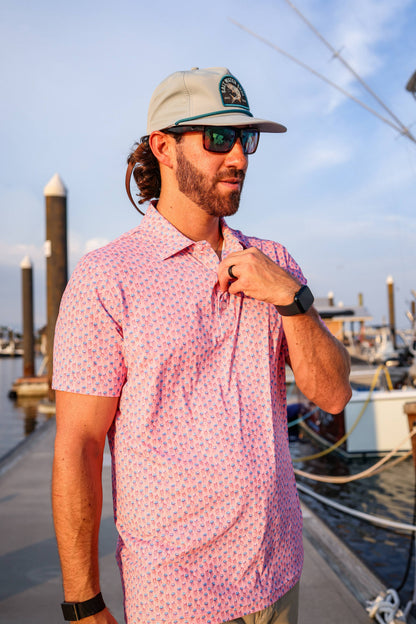 Mens Salt Water Soul Jelly Polo