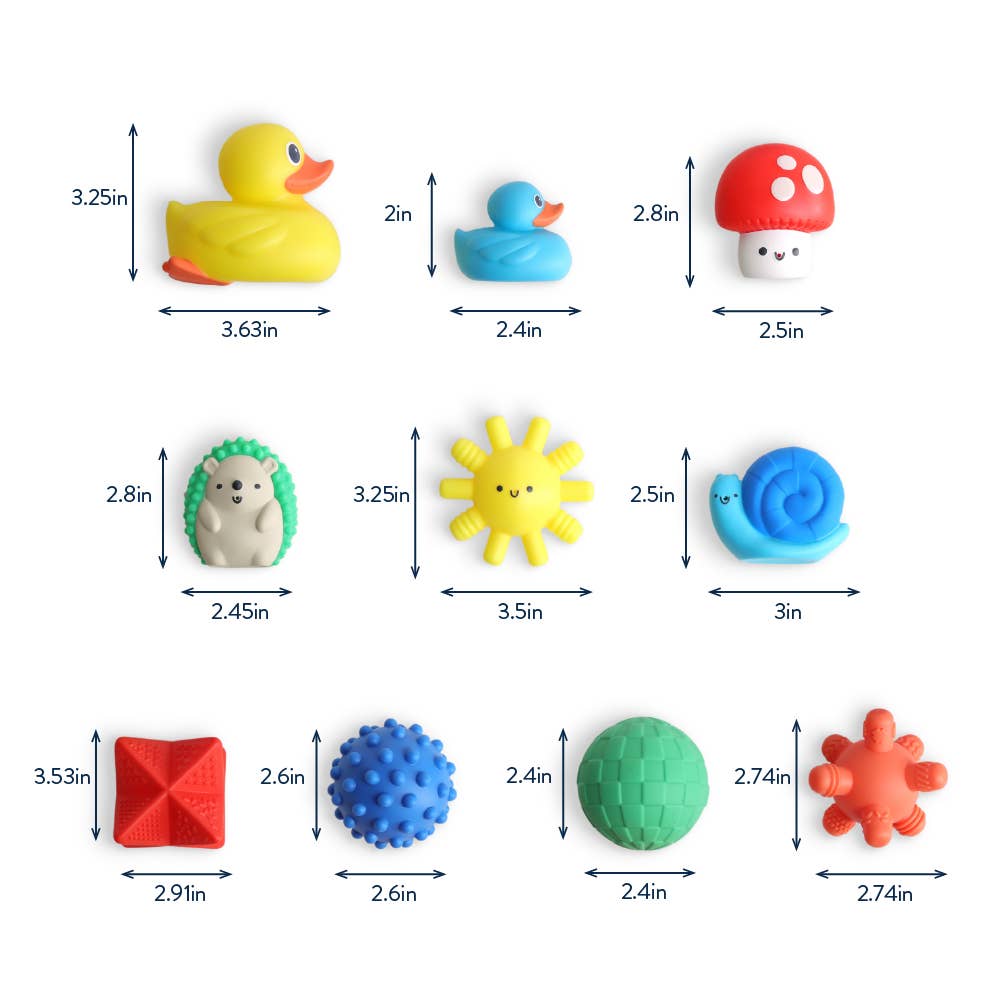 Itzy Ritzy Splash Gift Set™ Soft Bath + Water Toys