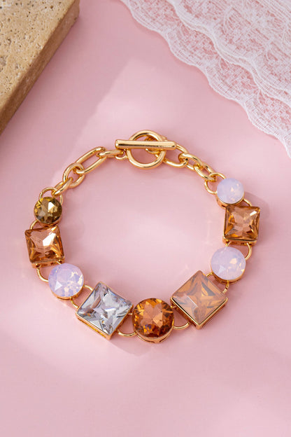 Constance Crystal Toggle Bracelet