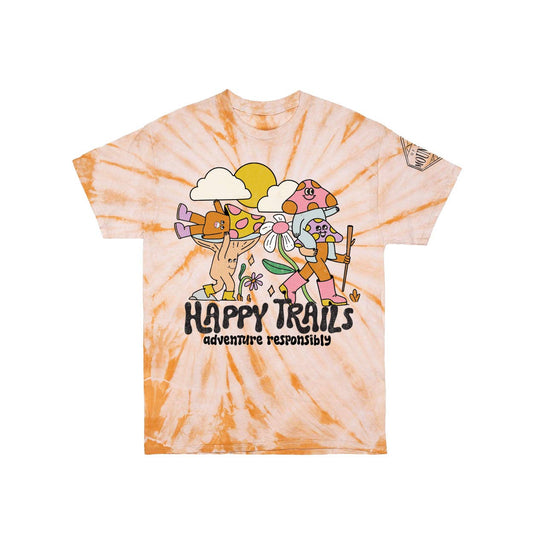**SALE!** Girls Happy Trails Tie Dye Tee