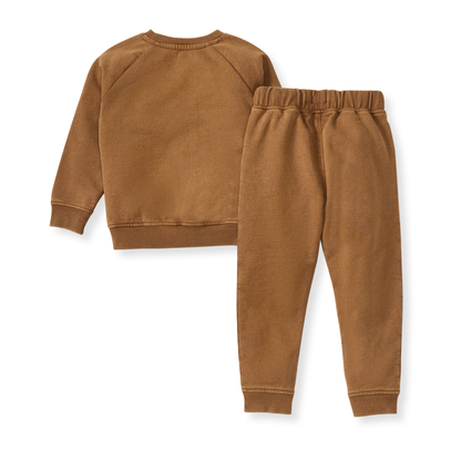 Baby Boys Burt's Bees Football Pant Set