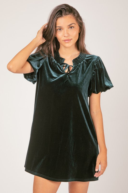 Topanga Velvet Dress