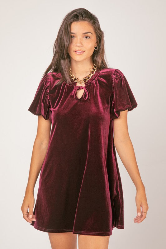 Topanga Velvet Dress