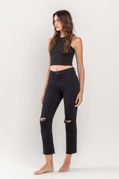 Goodyear Vervet Black Straight Jeans