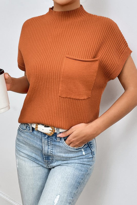 Kerville Short Sleeve Sweater Top