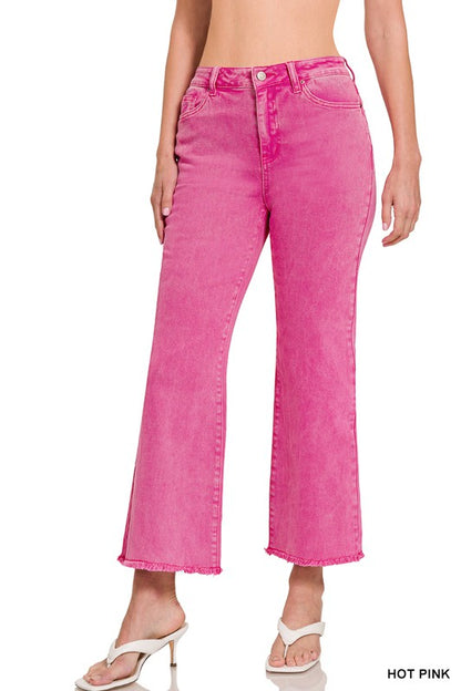 Dakota Stretch High Rise Wide Leg Jeans