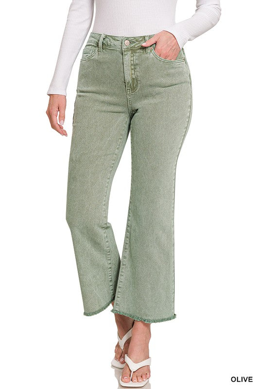 Dakota Stretch High Rise Wide Leg Jeans