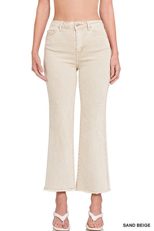 Dakota Stretch High Rise Wide Leg Jeans