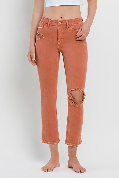 Jeanne Vervet Slim Straight Pants