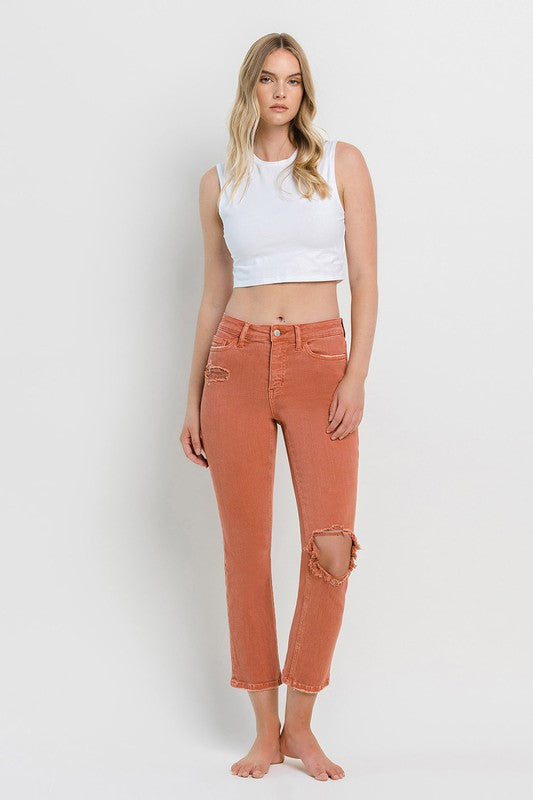 Jeanne Vervet Slim Straight Pants