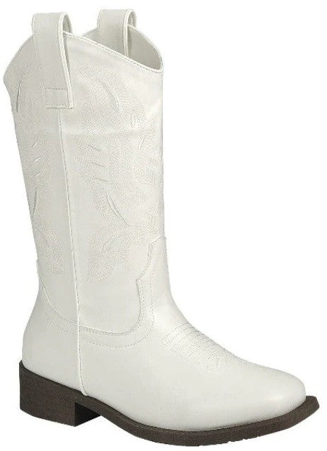 Girls Cowboy Square Toe Western Boots