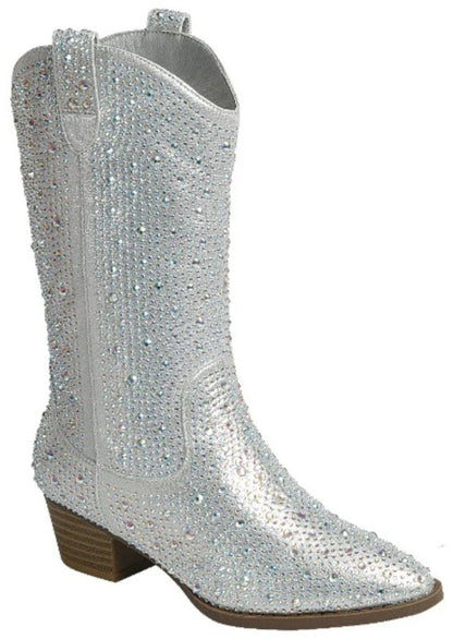 Girls River Rhinestone Western Boots