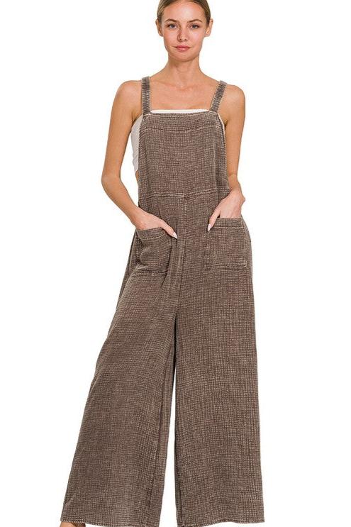 Hazelton Muslin Wide Leg Jumpsuit