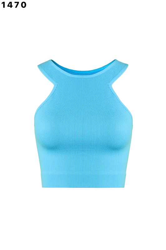 Celia Ribbed Crop Tank