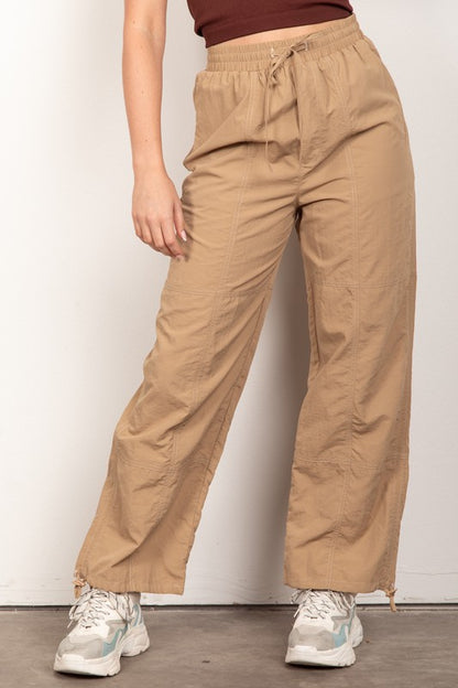 Banff Parachute Windbreaker Wide Leg Pants