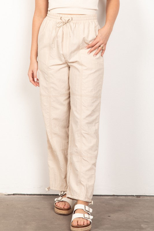 Banff Parachute Windbreaker Wide Leg Pants