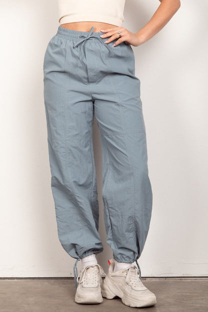 Banff Parachute Windbreaker Wide Leg Pants