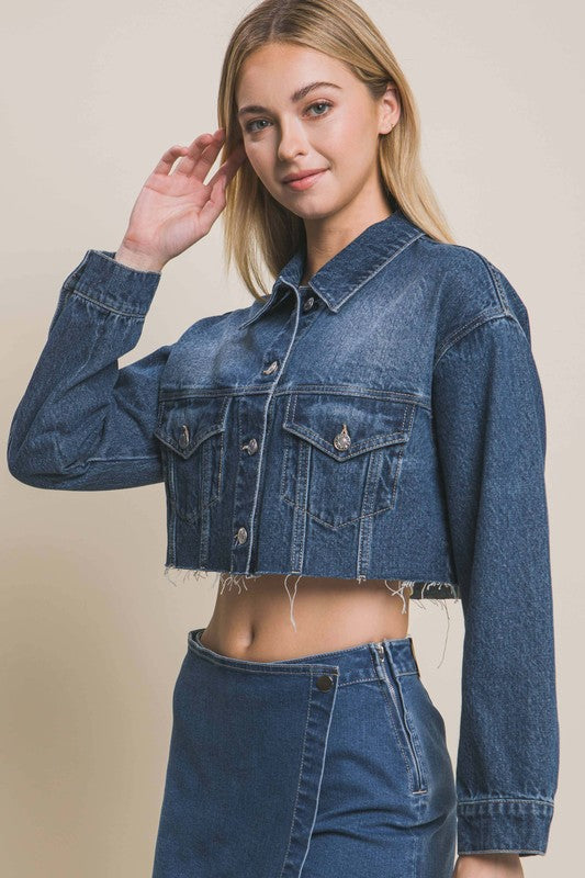 Roxbury Cropped Jean Jacket