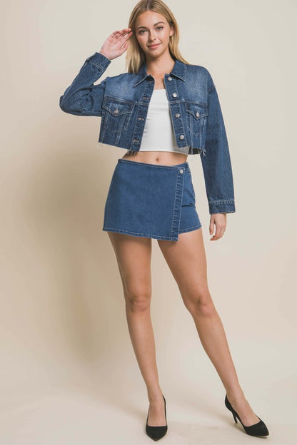 Roxbury Cropped Jean Jacket