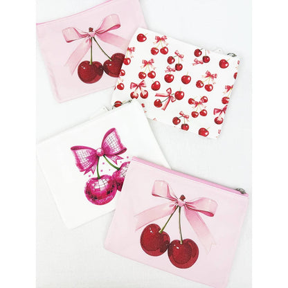 Cherry Canvas Pouch