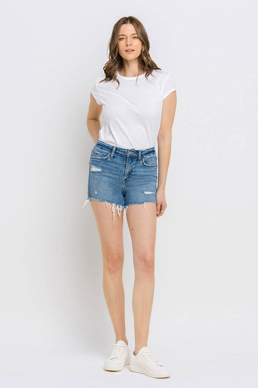 Vervet Rebecca MW Distressed Shorts