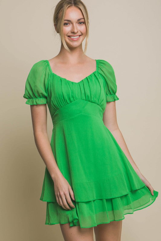 Westbury Chiffon Mini Dress