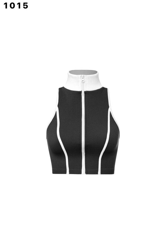 **SALE!** Contrast Surf Zip Tank