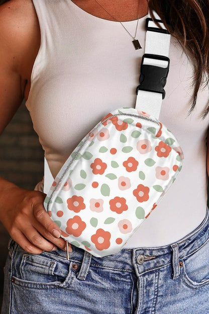 Floral Athleisure Belt Bag