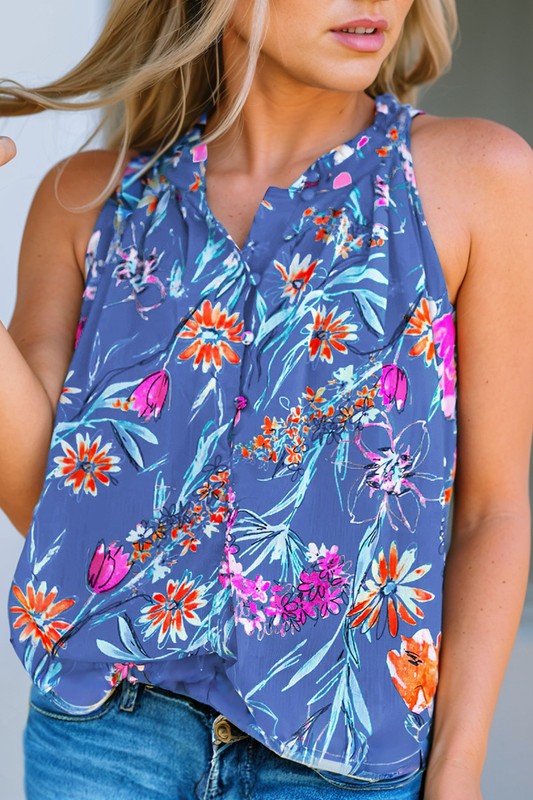 **SALE!** Helena Floral Jewel Tank