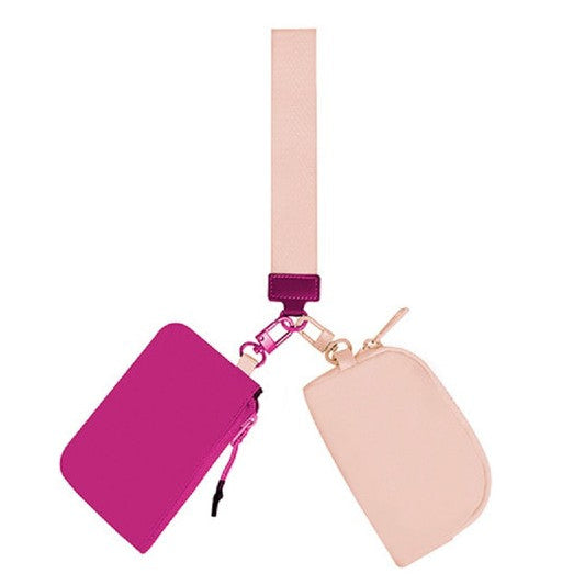 Double Coin Pouch Wristlet