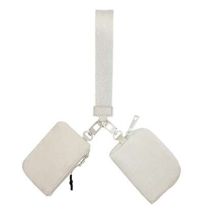 Double Coin Pouch Wristlet