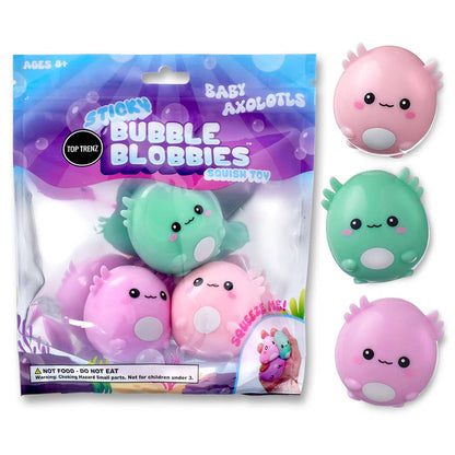 Sticky Bubble Blobbies Axolotl