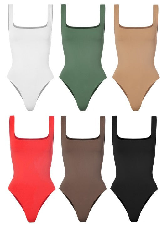 Scuba Square Neck Bodysuit