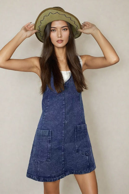 Lunenburg Denim Overall Dress