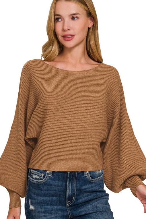 Penelope Balloon Sleeve Sweater