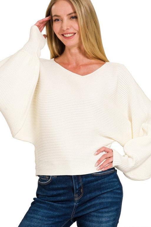 Penelope Balloon Sleeve Sweater