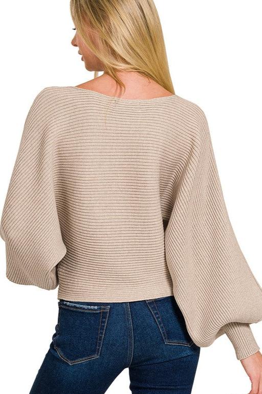 Penelope Balloon Sleeve Sweater