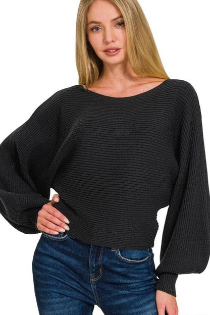 Penelope Balloon Sleeve Sweater