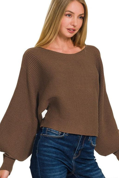 Penelope Balloon Sleeve Sweater