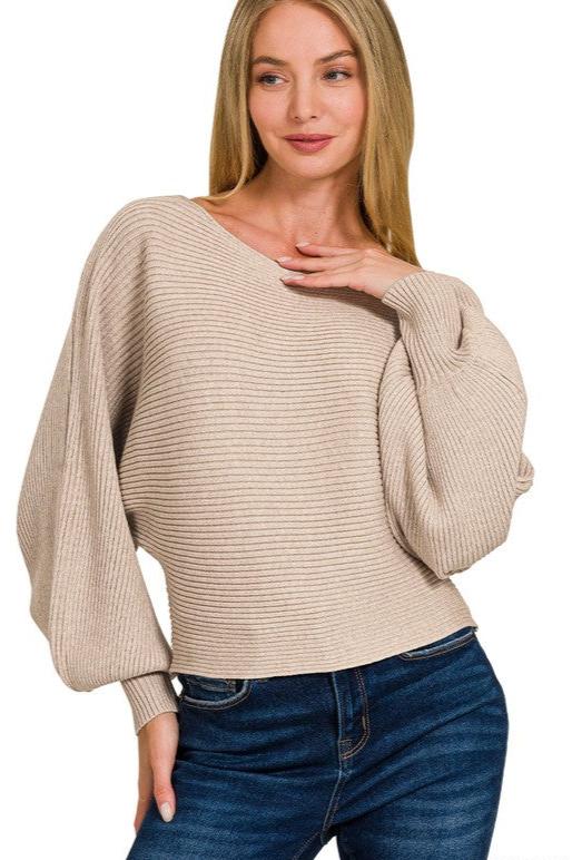 Penelope Balloon Sleeve Sweater