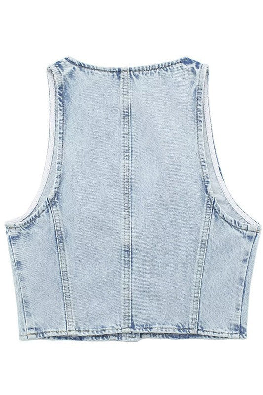 Plandome LW Denim Vest