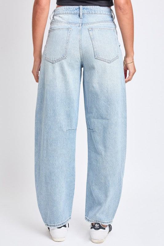 YMI Muted Barrel Jeans