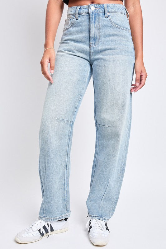 YMI Muted Barrel Jeans