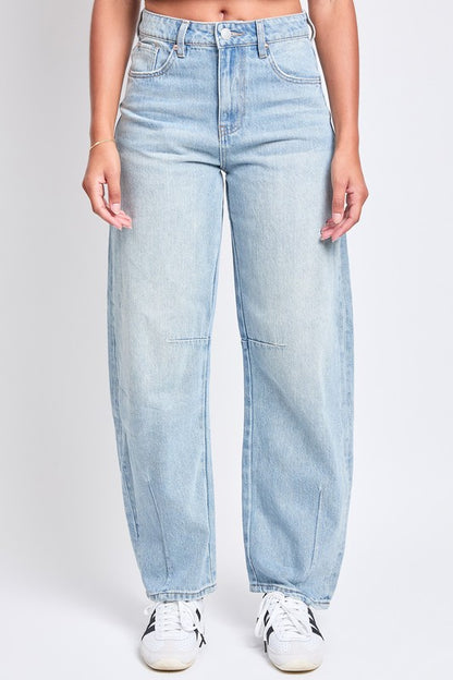 YMI Muted Barrel Jeans