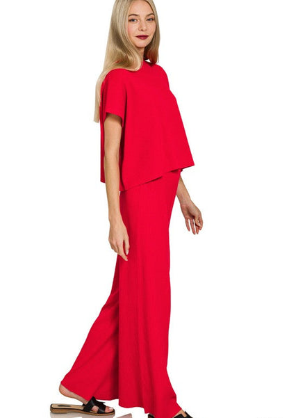 Susanna Ribbed Pant Set