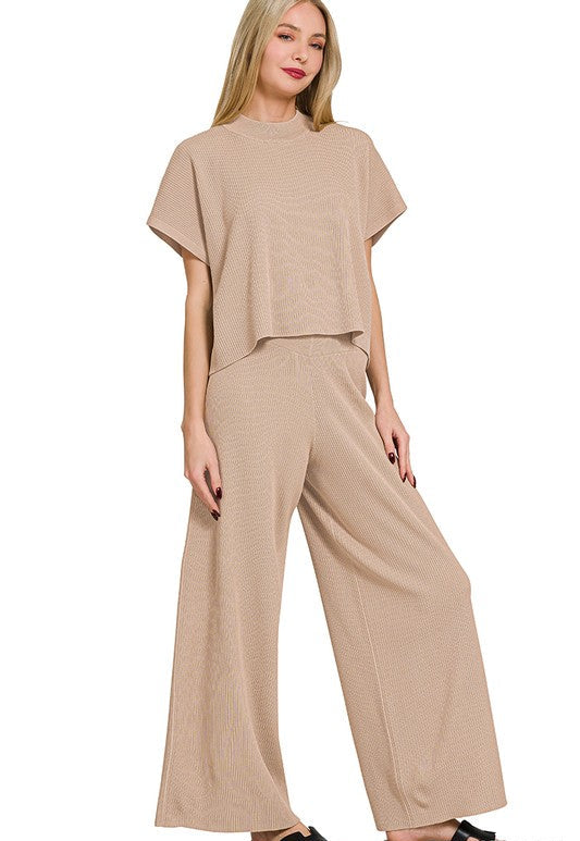 Susanna Ribbed Pant Set